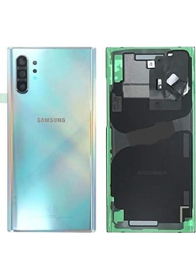 TeknikEvim Samsung Galaxy Uyumlu NOTE 10 PLUS Arka Pil Batarya Kapağı (CAM) GRİ