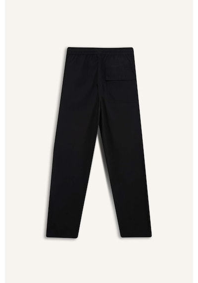 Defacto %100 Pamuk Wide Leg Paraşüt Pantolon E8729ax25aubk81 Siyah