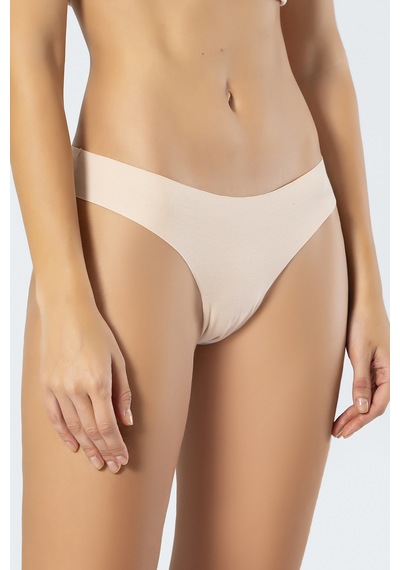 Türen 907 Kadın Lazer Kesim Pamuk Bikini Külot-ten Ten