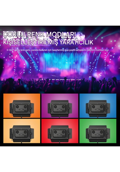 Gdx P750r Iı Rgb Led Video Işığı Tekli Set