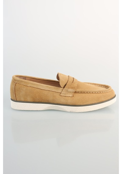 Bisse Erkek Süet Loafer Camel Ayakkabı Ayk25y25004 D70