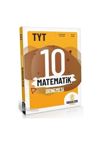 Tyt Matematik 10 Deneme - Madalyon Yayınları