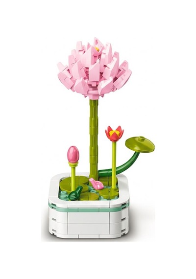 Dostoys Yapı Taşı Serisi Çiçek Yapım Seti Lotus