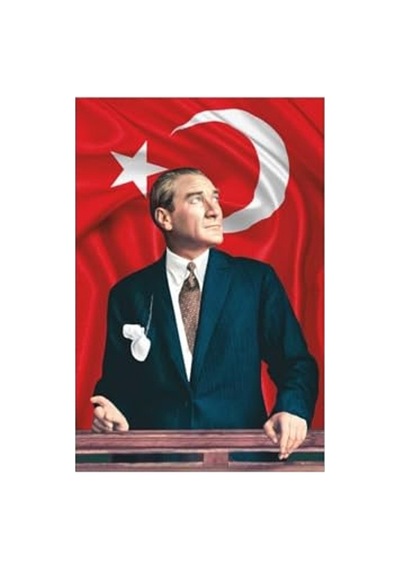 Raşel Kumaş Atatürk Resmi, 200x300 Cm Boyut İle Dekoratif 1000 x 1500 CM