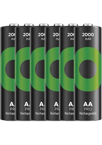 Gp Recyko Pro 2000 Mah Şarj Edilebilir Aa Kalem Pil 6'lı