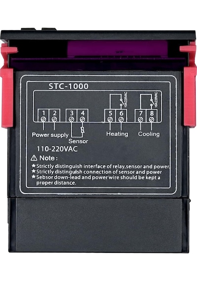 Stc-1000 Dijital Sıcaklık Kontrolörü Termostat Ac 220v
