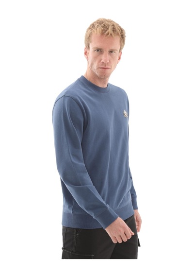 B0a6hhkeyo1-r Timberland Tree Logo Patch Crewneck Erkek Sweatshirt Mavi B0a6hhkeyo1-r Mavi