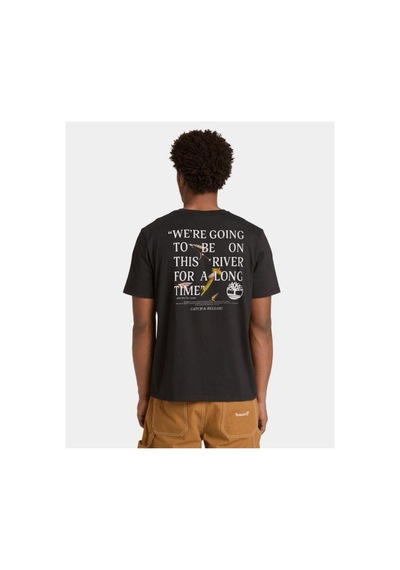 Timberland Slogan Tee Tb0a5m840011-15437 Siyah