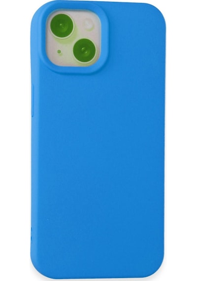 Apple iPhone Uyumlu 15 Kılıf Nano İçi Kadife Silikon - Mavi Bzsxx00 1