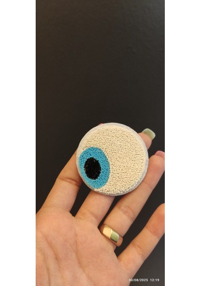 Ütü İle Yapışan Punch Dokuma Göz Arma Dikiş Aplike 5x5 Cm