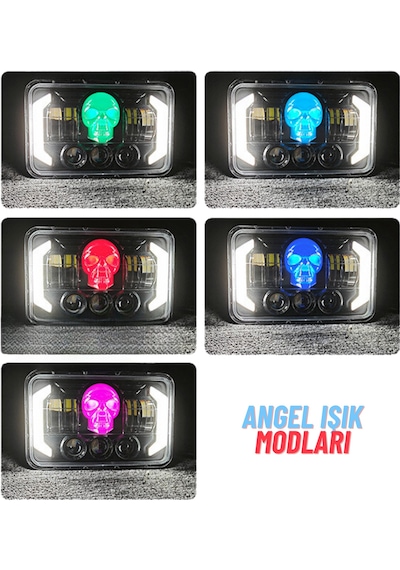 Off Road Spotled Delici Skull 60 W Sis Farı Ve Çalışma Lambası