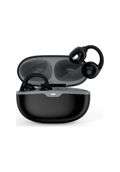 Klipsli Kablosuz Kulaklık Açık Tasarım, Bluetooth 5.4, Enc Gürültü Engelleme Siyah - 874690435