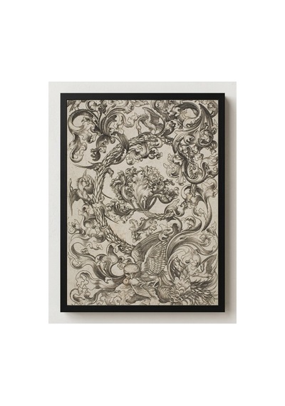 Anonim Master Fvb Baykuş Ve Gündüz Kuşları Çerçevesiz Poster 21x30 Cm A4 Geometrik Desen Etnik