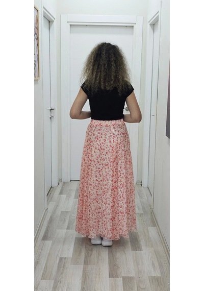 Lodmela Bel Lastikli Kloş Şifon Etek 6003-beyaz/turuncu Beyaz/turuncu Beyaz - Turuncu Lodmela Bel Lastikli Kloş Şifon Etek 6003-beyaz/turuncu Beyaz/turuncu Beyaz - Turuncu