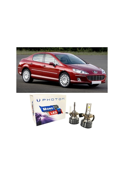 Peugeot 407 Kısa Far Ampulü H7 Mono Yeni Seri Beyaz 2004-2011