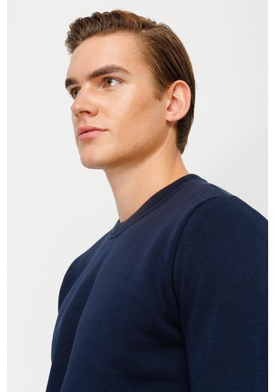 Igs İgs Erkek Lacivert Standart Bisiklet Yaka Sweatshirt Lacivert
