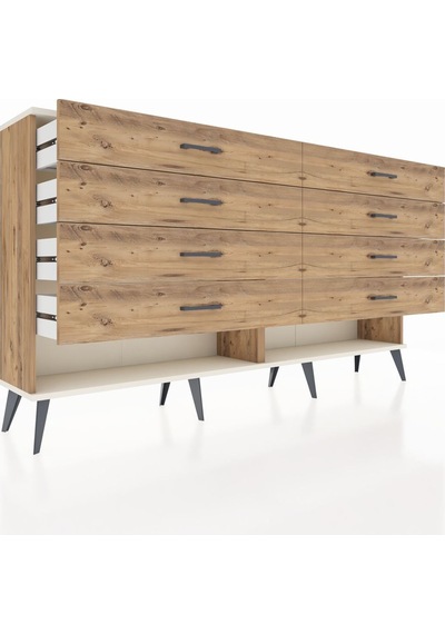 Arges Konsol 8 Çekmeceli 176x30x99 Çam-aytaşı/çam Aytası/atlas Çam - Atlas Çam Arges Konsol 8 Çekmeceli 176x30x99 Çam-aytaşı/çam Aytası/atlas Çam - Atlas Çam
