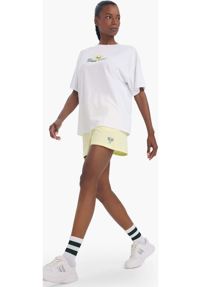 DeFactoFit Standart Fit Sporcu Kısa Paça Şort E3600AX25SMYL75