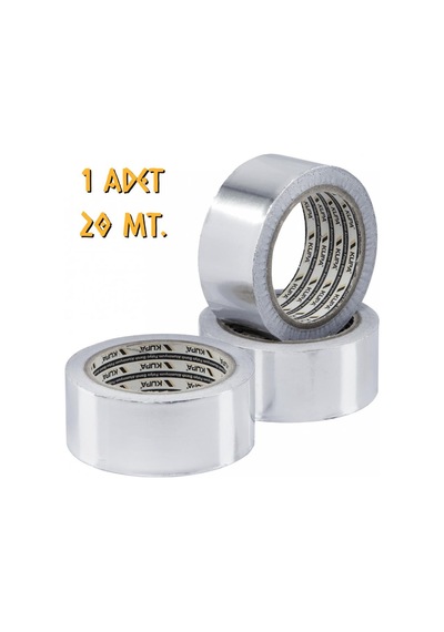 Kupa Aspiratör Boru Alüminyum Folyo Bant - 45 Mm X 20 Mt.
