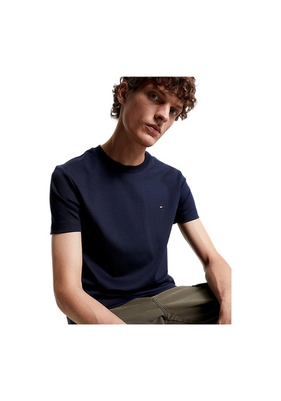 Tommy Hilfiger Mw0mw33202 Luxury Erkek Tişört Mavi