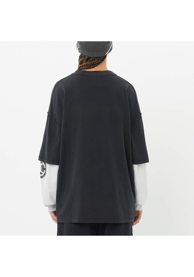 Salomon Salomon Ls Tee Slam Jam Erkek Sweatshirt Deep Black Lc2719900 Siyah