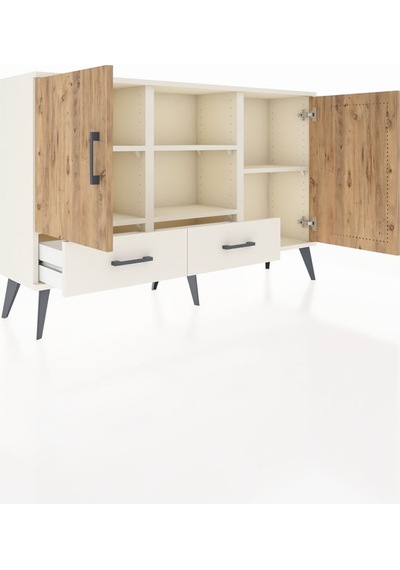 Arges Konsol 5 Raflı 2 Çekmeceli 3 Kapaklı 132x30x83 Aytaşı-çam/aytaşı Çam/aytaşı Arges Konsol 5 Raflı 2 Çekmeceli 3 Kapaklı 132x30x83 Aytaşı-çam/aytaşı Çam/aytaşı