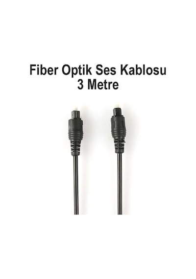 MG-2089 Fiber Optik Ses Kablosu Kablo 3M Metre Dijital Altın Uçlu