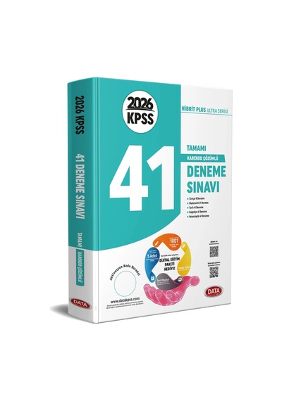 Data 2026 Kpss Genel Kültür Genel Yetenek 41 Deneme Sınavı Data Y