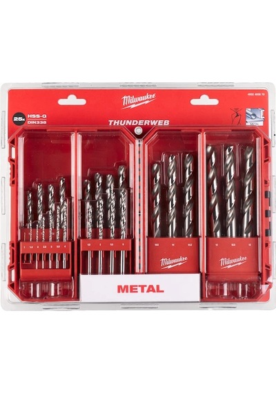 Milwaukee Metal Matkap Ucu Set 25 Parça 1-13 Thunderweb Seri 4932493870 Milwaukee Metal Matkap Ucu Set 25 Parça 1-13 Thunderweb Seri 4932493870