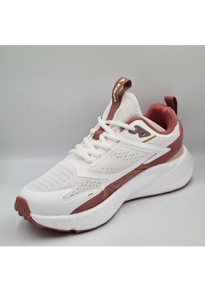 Kappa La Vega Beyaz Somon Kadın Sneaker Spor Ayakkabı Beyaz - Somon