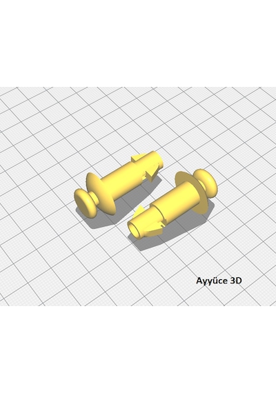 Ayyüce 3d, Hyundai İ30 Bagaj Pandizot Askı İpi Pimi,2x,siyah