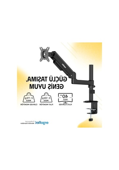 Amortisörlü Monitör Standı, 22-40 İnch Cihazlarla Uyumlu