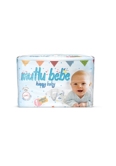 Mutlu Bebe Yenidoğan Bebek Bezi 1 Numara 36 Adet