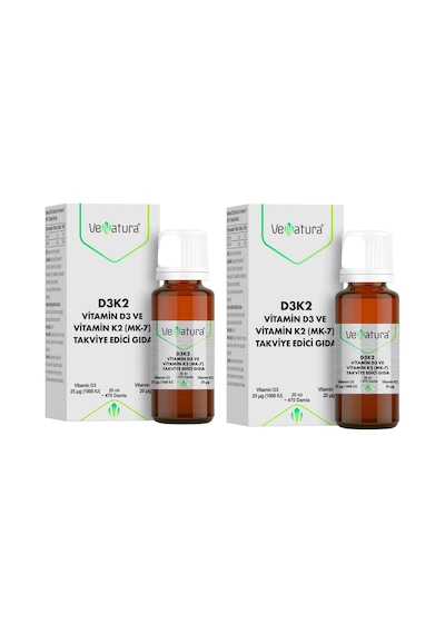 Venatura D3 K2 Damla 20 ml 2 Adet