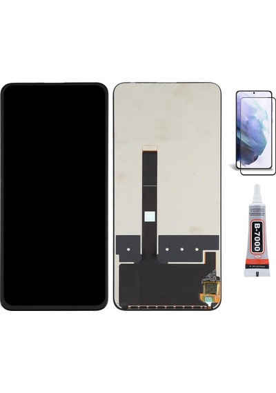 Huawei Y9a Uyumlu Ekran Lcd Dokunmatik B7000 15ml Yapıştırıcı Ve Kırılmaz Cam İle Beraber Yc