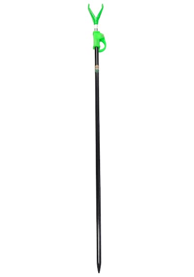 120 Cm. Ayarlanabilir-smart Lock-alarm Takılabilen Yeşil Braketli Kamış Dayama Ayağı