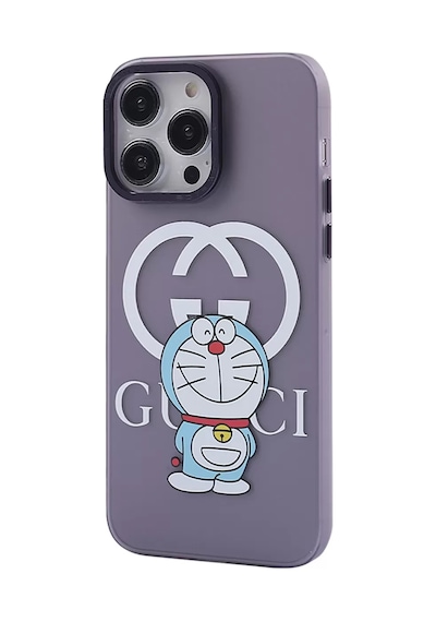 Newface Apple İphone 14 Pro Kılıf Prada Desenli Kapak - Prada Mor - 3