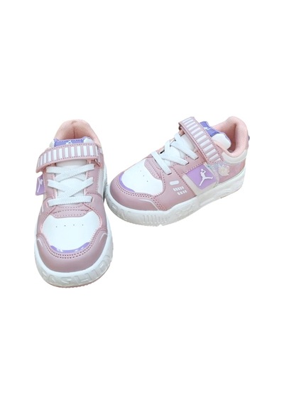 Cool King Patik Çocuk Sneaker Ayakkabı Pudra Kırmızı