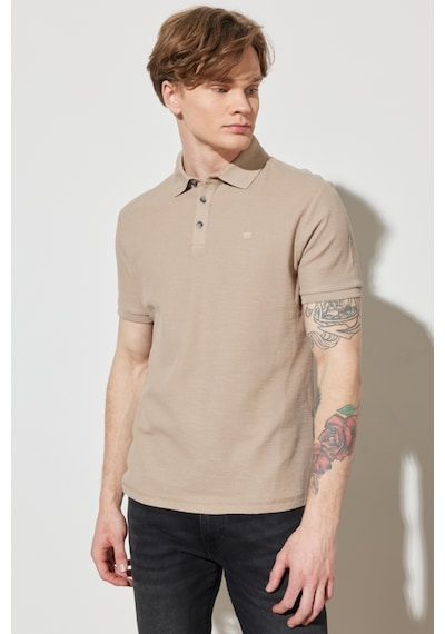 Wrangler Erkek Polo T Shirt W231325614 Vizon
