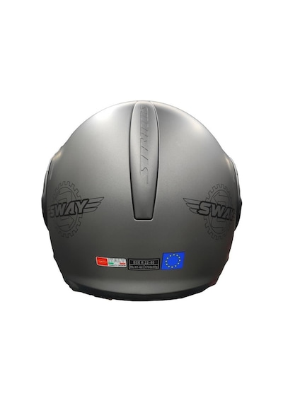 Sway Sw 907 Stratos 180 Çene Açılır Motosiklet Kaskı Gri