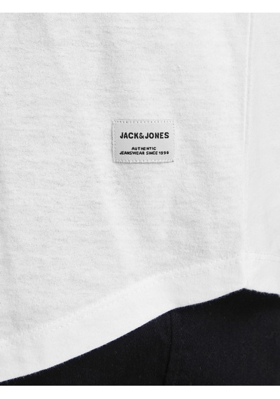 Jack & Jones Jack&jones Oversize Minimalist Erkek T-shirt - Günlük Kullanım Beyaz