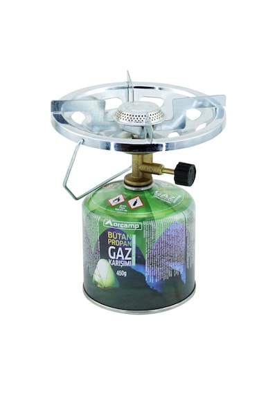 Orcamp K-500 Siboplu Kamp Ocağı + 450 Gr Kartuş Tüp Çok Renkli