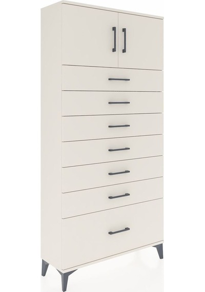 Arges Dolap Tek Raflı 7 Çekmeceli 2 Kapaklı 88x30x182 Aytaşı-... Aytaşı Arges Dolap Tek Raflı 7 Çekmeceli 2 Kapaklı 88x30x182 Aytaşı-... Aytaşı