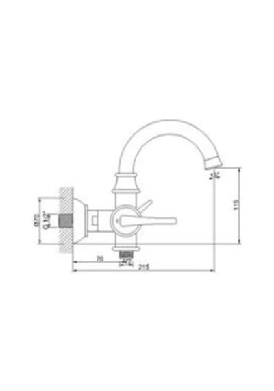 Newarc Golden Banyo Bataryası Krom 951512 Krom