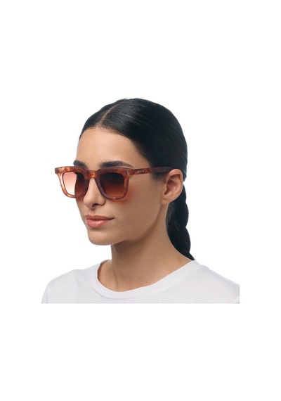 Okkia Firenze Unisex Güneş Gözlüğü Sahara Havana / Lens: Kahverengi Gradyan Kahverengi - Leopar