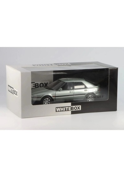 1:24 Ölçek Whitebox 1989 Mazda 323f Diecast Metal Minyatür Model Araba 10cm