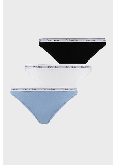 Calvin Klein Bayan Külot 000qd5207e 31t Mavi-siyah-beyaz Mavi-siyah-beyaz