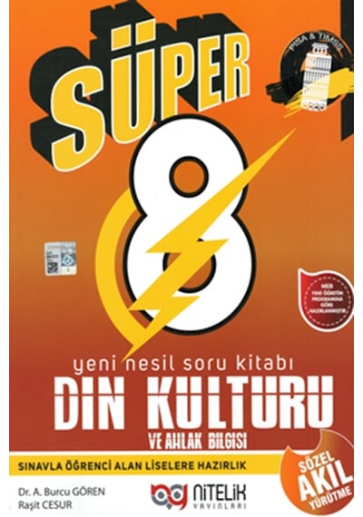 NİTELİK 8. Sınıf Yeni Nesil Süper Din Kültürü ve Ahlak Bilgisi Sor