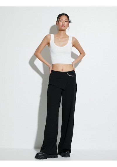 Koton Crop Atlet Kalın Askılı U Yaka Fitilli Beyaz 4sak30047ht 4SAK30047HT000 Beyaz