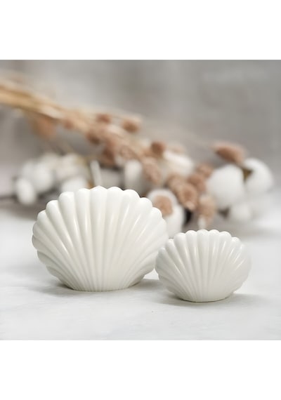 Bernami Biblo Pinterest 2 Li Dekoratif Istiridye Mum Seti